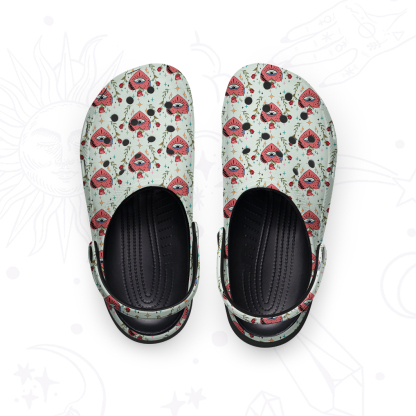 Purplehecate Mystic Eye Rubber Clogs
