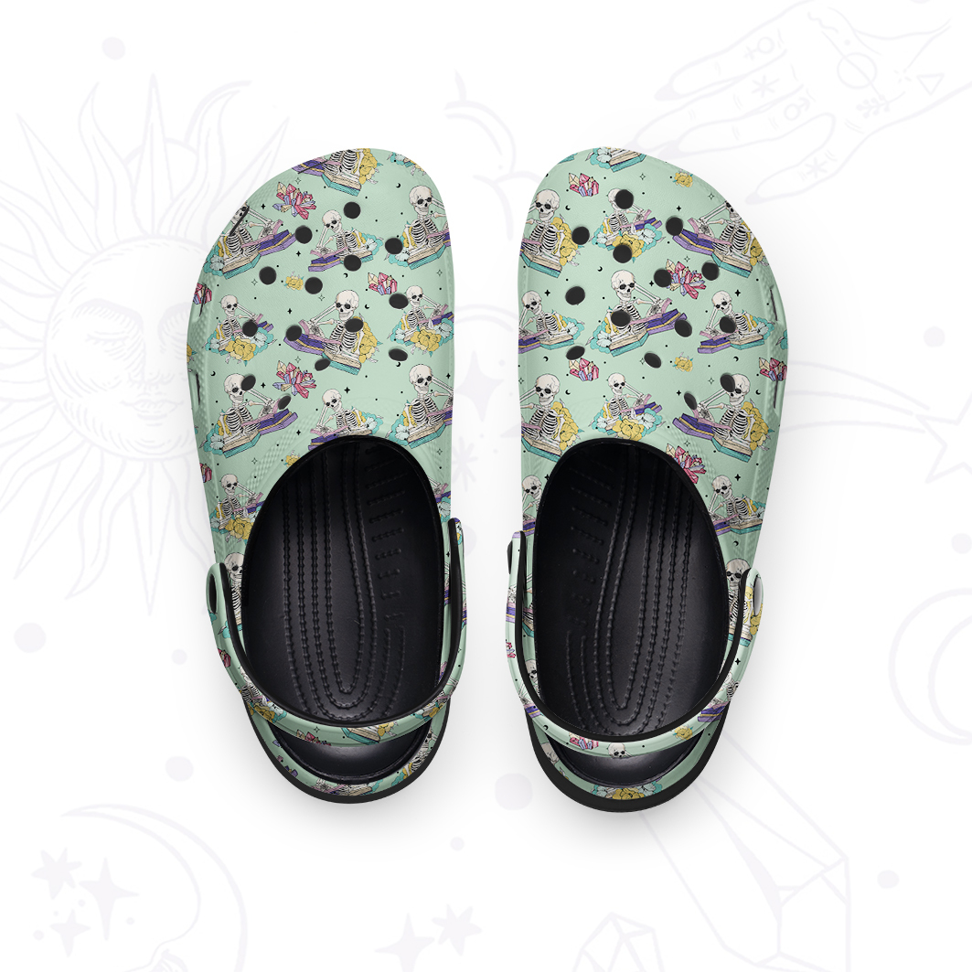 Purplehecate Book Lover Rubber Clogs