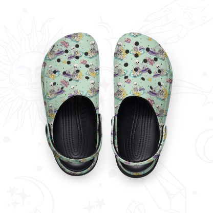 Purplehecate Book Lover Rubber Clogs