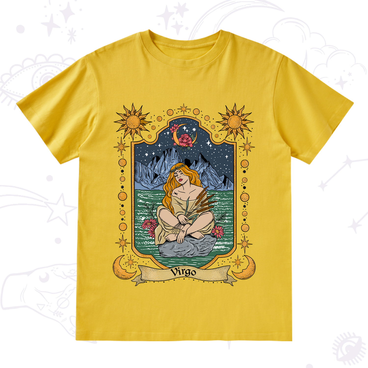 Purplehecate Virgo Zodiac T-Shirt