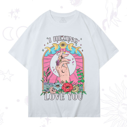 Purplehecate I Hexing Love You T-Shirt