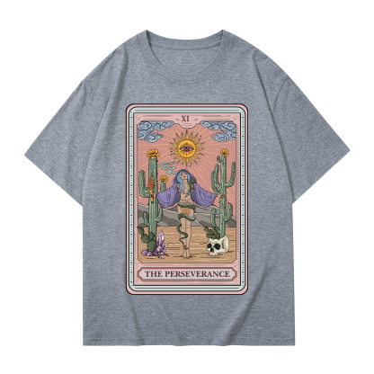 Purplehecate The Perseverance Tarot Card T-Shirt