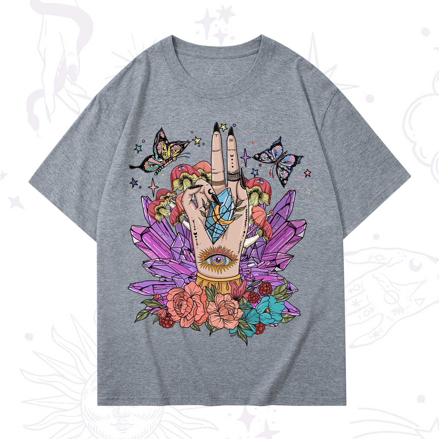 Purplehecate Mystic Crystal Divination T-Shirt