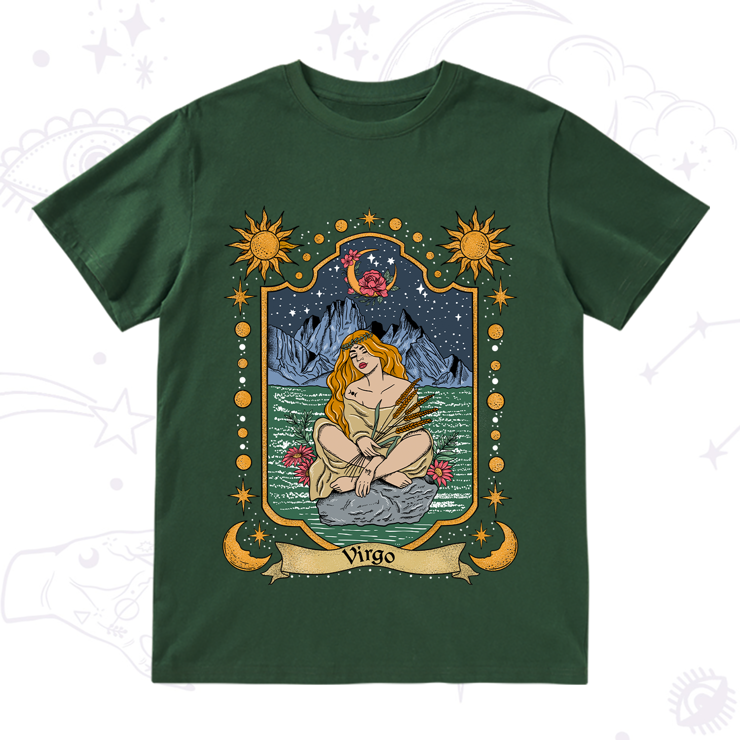 Purplehecate Virgo Zodiac T-Shirt