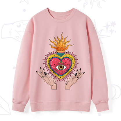 Purplehecate The Fiery Eye Sweatshirt
