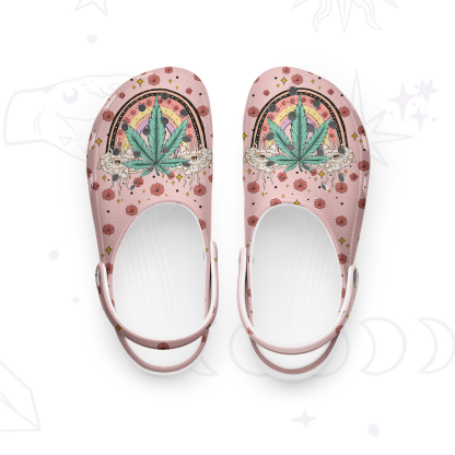 Purplehecate Drugs Not Hugs Rubber Clogs