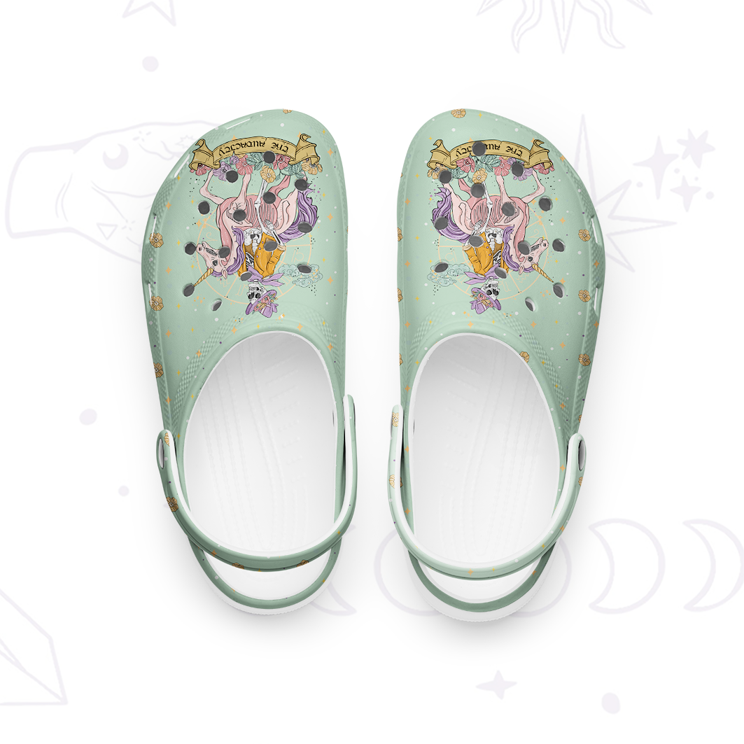 Purplehecate The Audacity Tarot Card Rubber Clogs