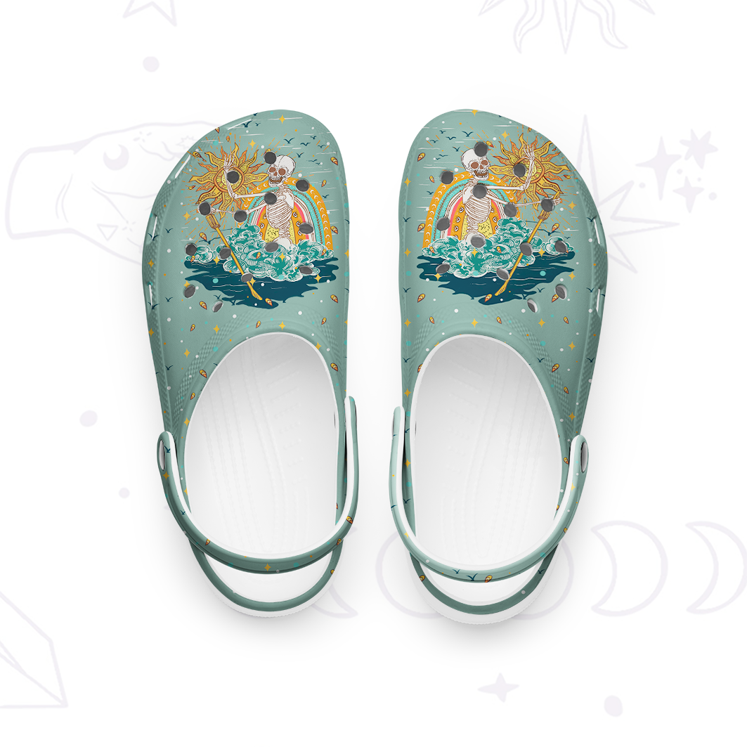 Purplehecate The Audacity Tarot Card Rubber Clogs