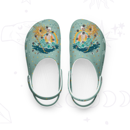 Purplehecate The Audacity Tarot Card Rubber Clogs