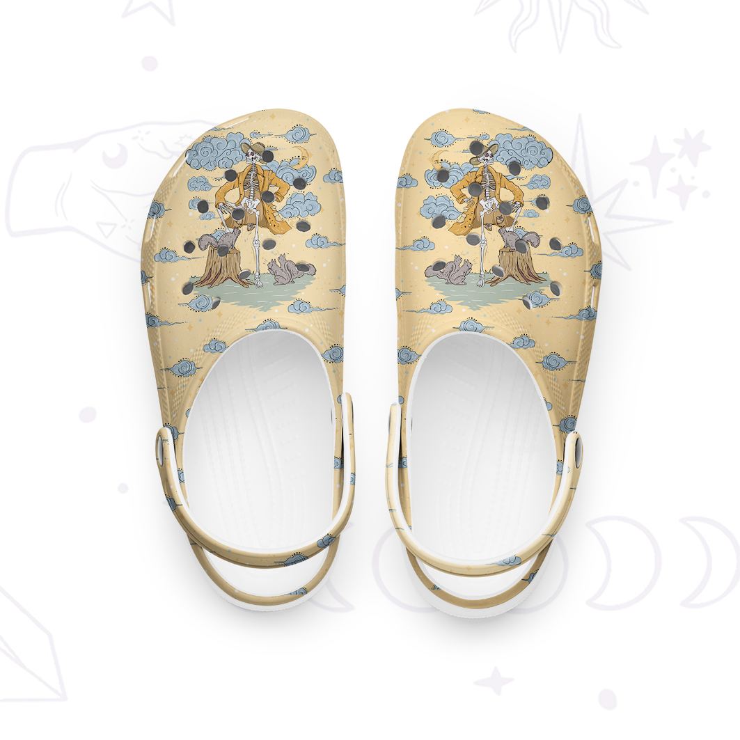 Purplehecate The Two Of Deez Tarot Rubber Clogs