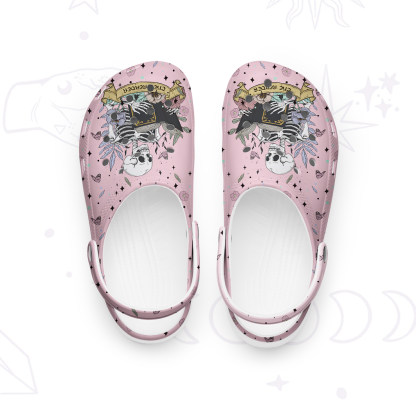 Purplehecate The Reader's Tarot Rubber Clogs