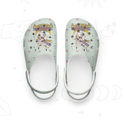 Purplehecate The Hair Stylist Tarot Rubber Clogs