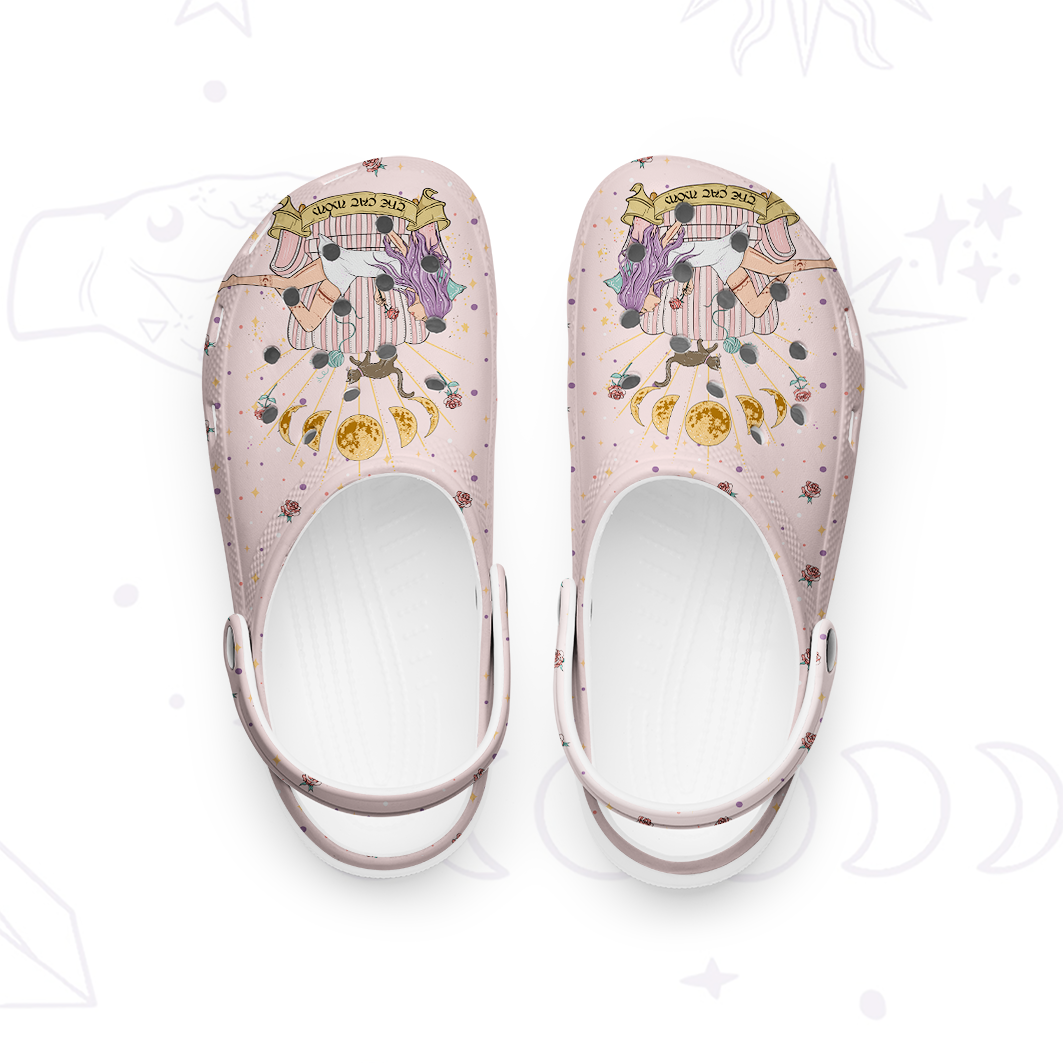 Purplehecate The Dog Mom Tarot Rubber Clogs