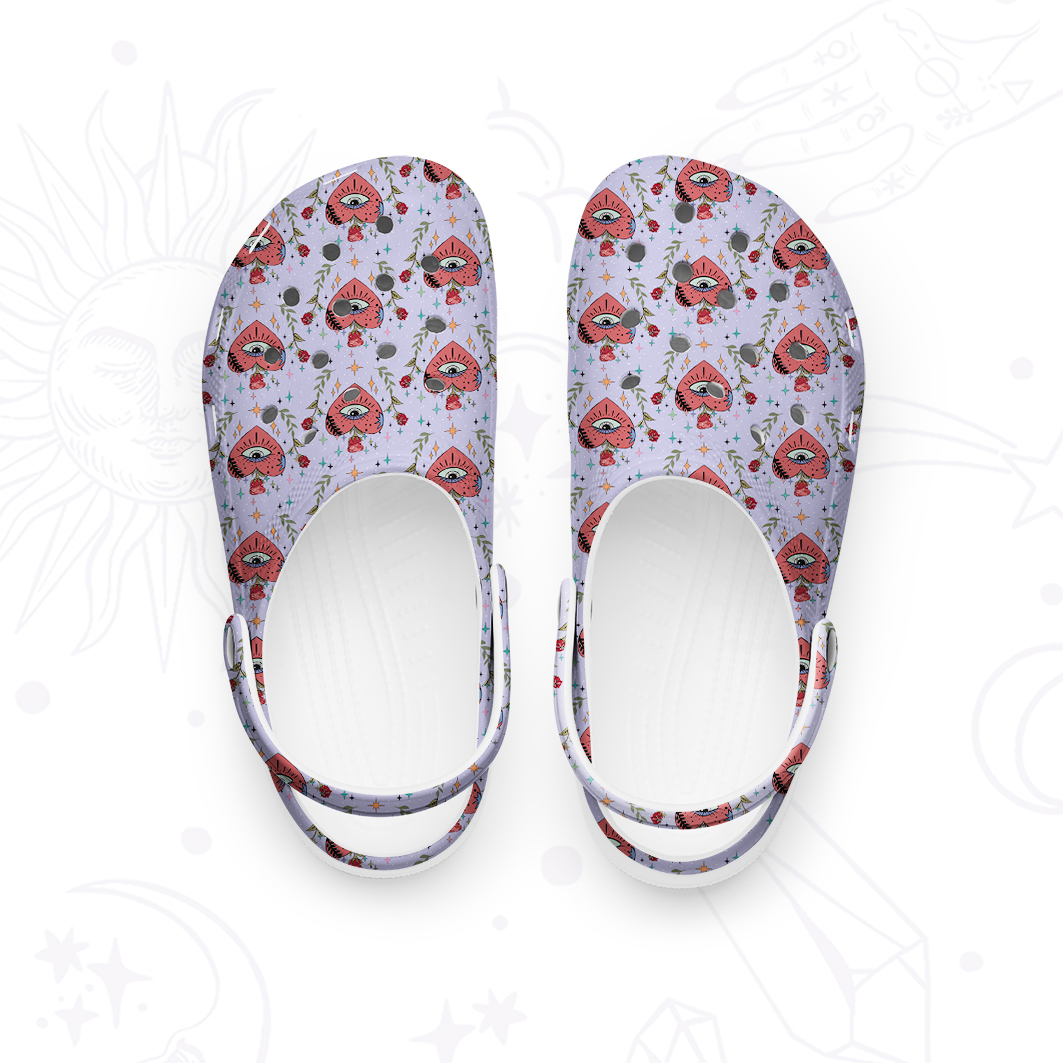 Purplehecate Mystic Eye Rubber Clogs