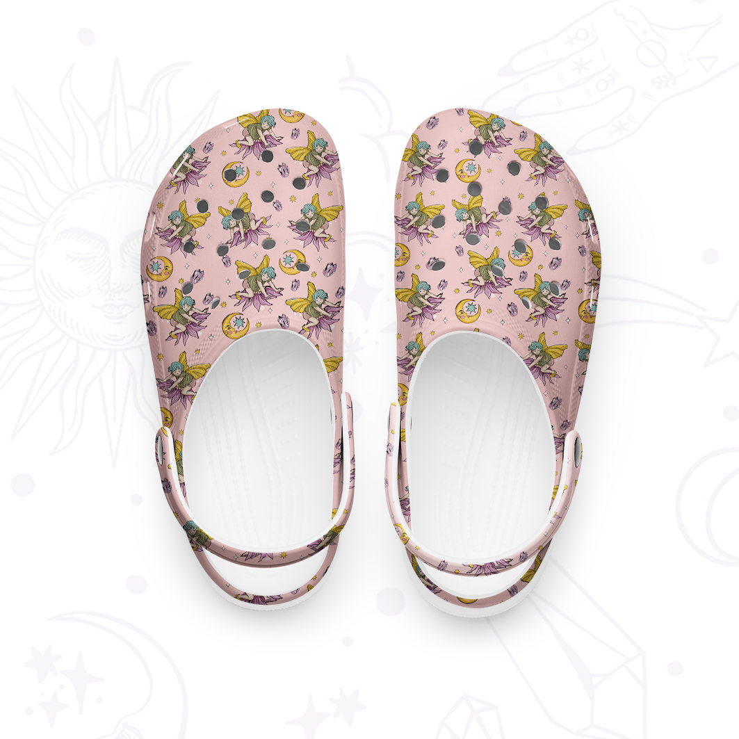 Purplehecate Fairy Dust Rubber Clogs