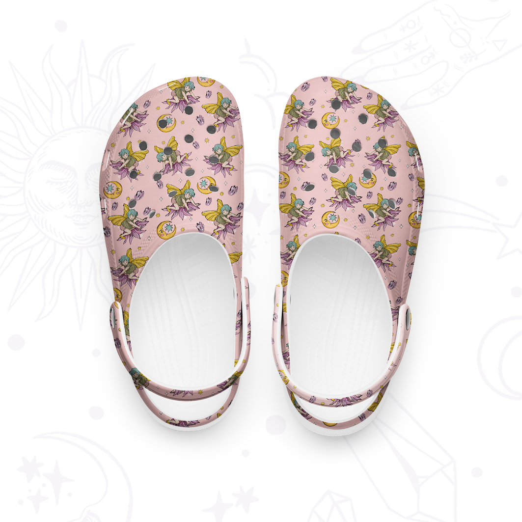 Purplehecate Fairy Dust Rubber Clogs