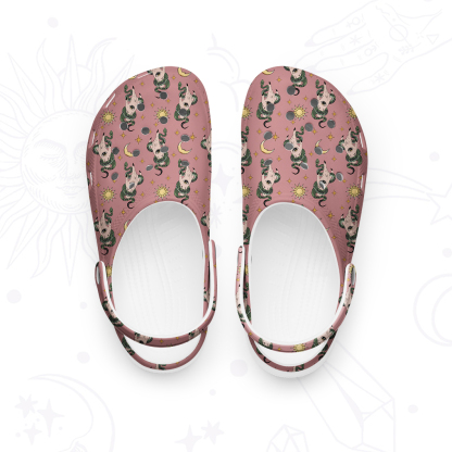 Purplehecate Reach For The Moon Rubber Clogs