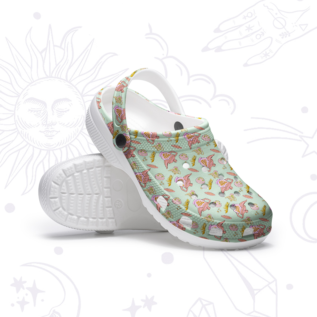 Purplehecate Purple Fantasy Rubber Clogs