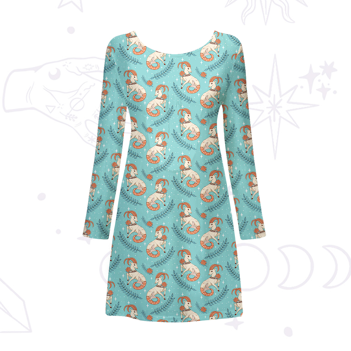 [Copy]Purplehecate Witchy Spellbook Beachwear Cover-Up Dress