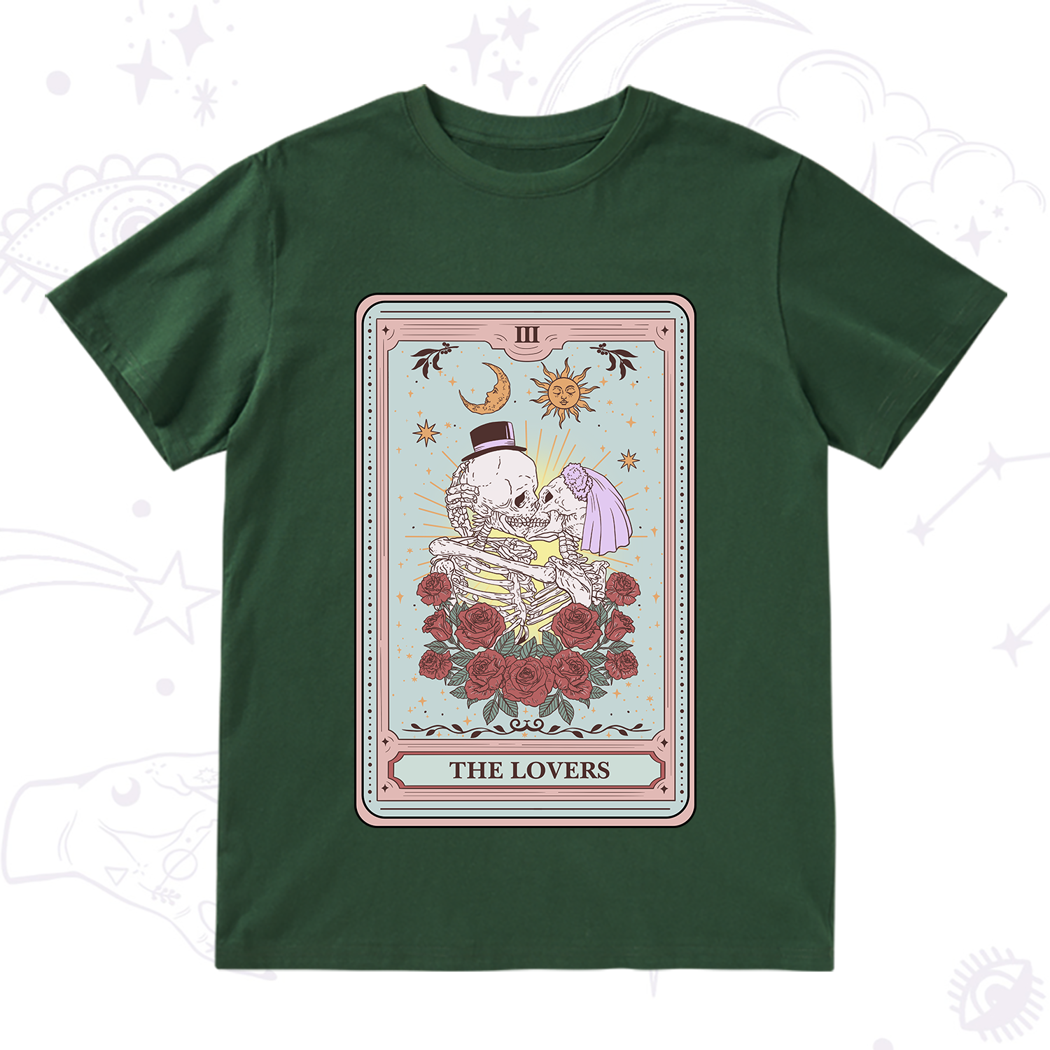 Purplehecate The Lovers Tarot T-Shirt