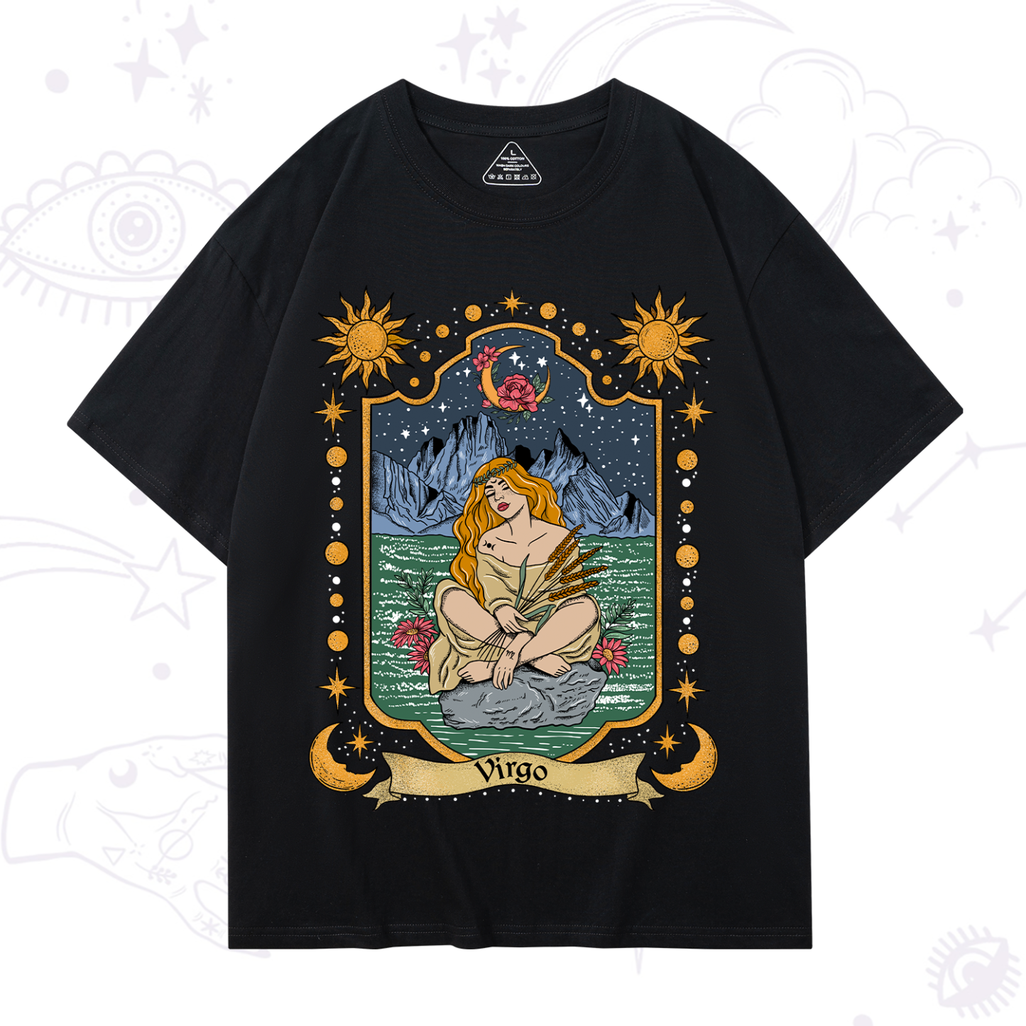 Magic Purplehecate Virgo Zodiac T-Shirt