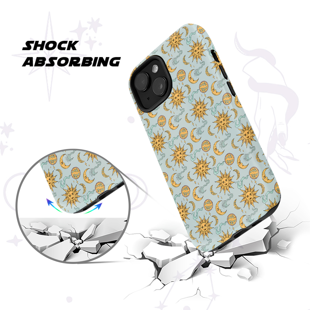 Purplehecate Magic of Sun and Moon Phone Case