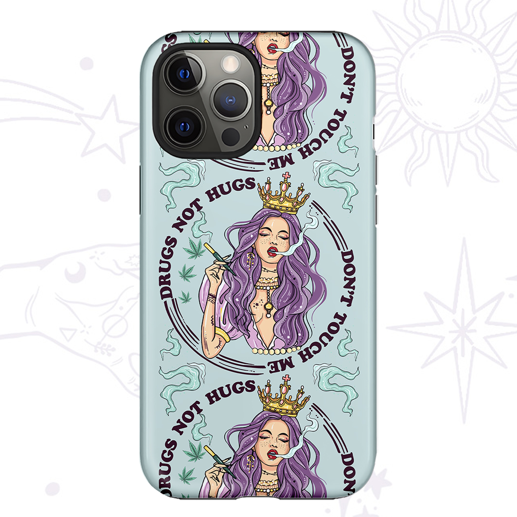 Purplehecate Drugs Not Hugs Phone Case