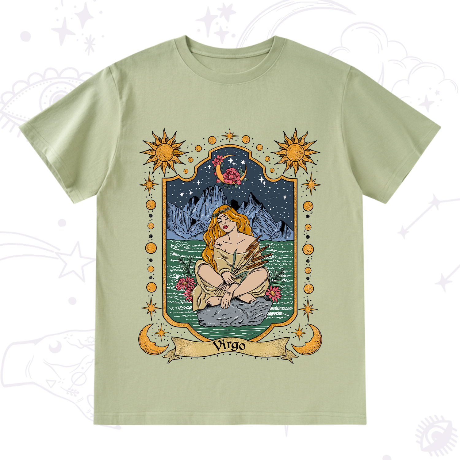Purplehecate Virgo Zodiac T-Shirt