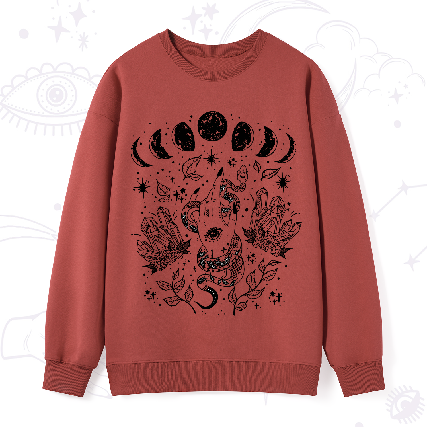 Purplehecate Reach For The Moon Sweatshirt