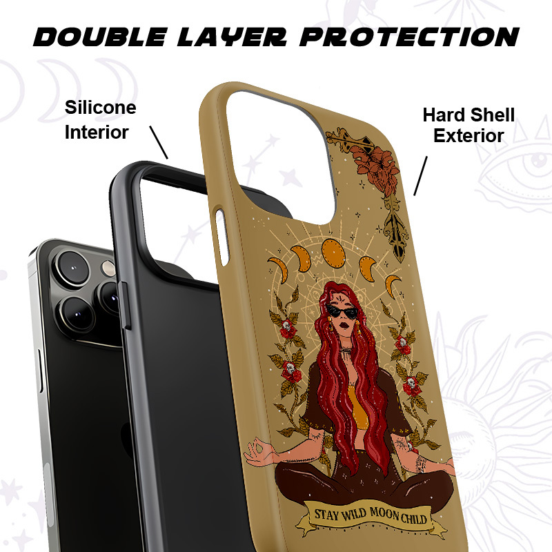 Purplehecate The Stay Wild Moon Child Phone Case