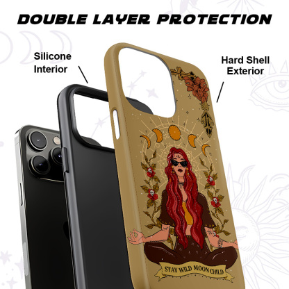 Purplehecate The Stay Wild Moon Child Phone Case