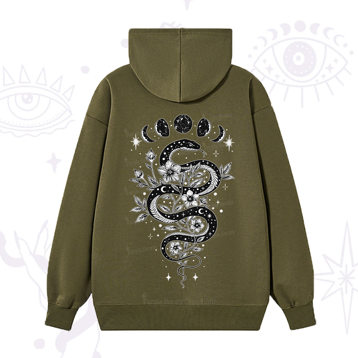 Purplehecate Serpent Spell Hoodie