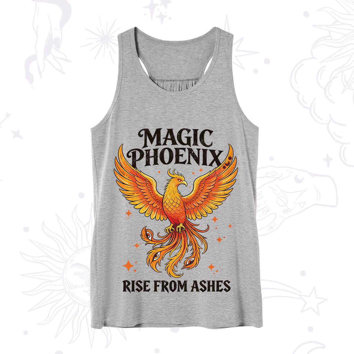 Purplehecate Magic Phoenix Rise From Ashes Tank