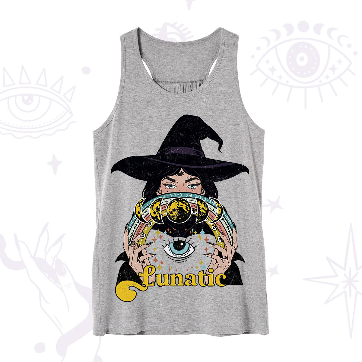 Purplehecate Witch of the Lunatic Moon Phase Tank