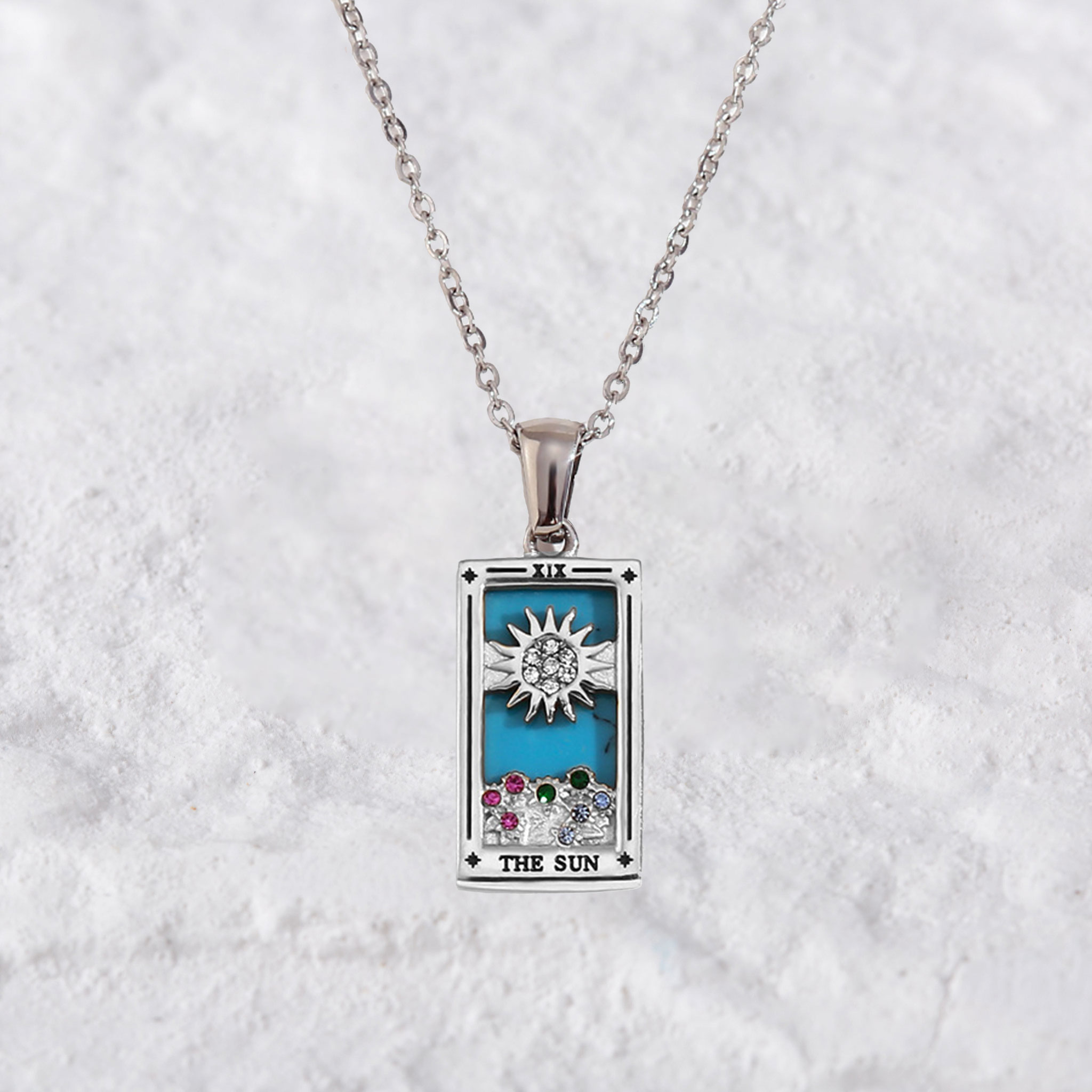 Purplehecate The Sun Tarot Necklace