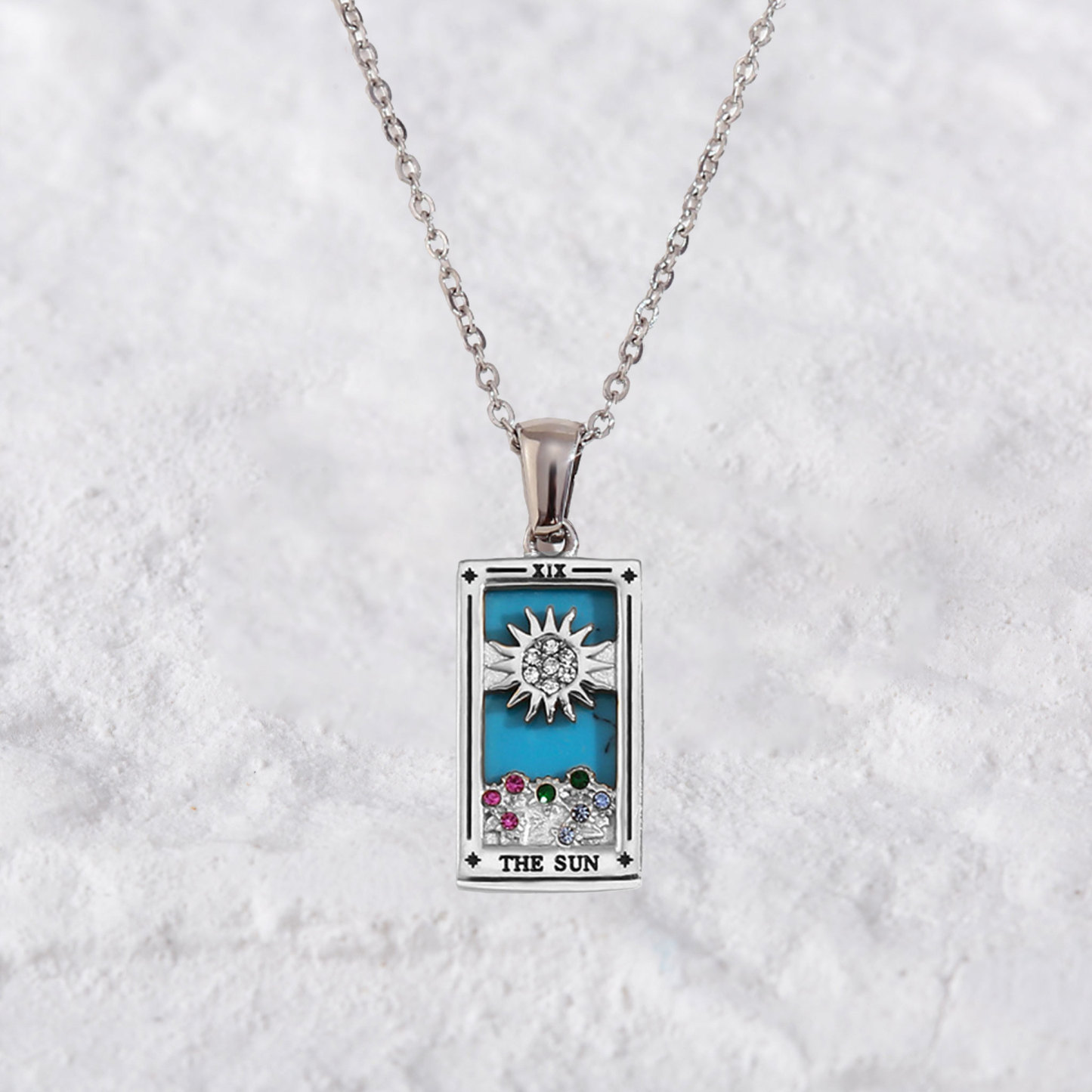 Purplehecate The Sun Tarot Necklace