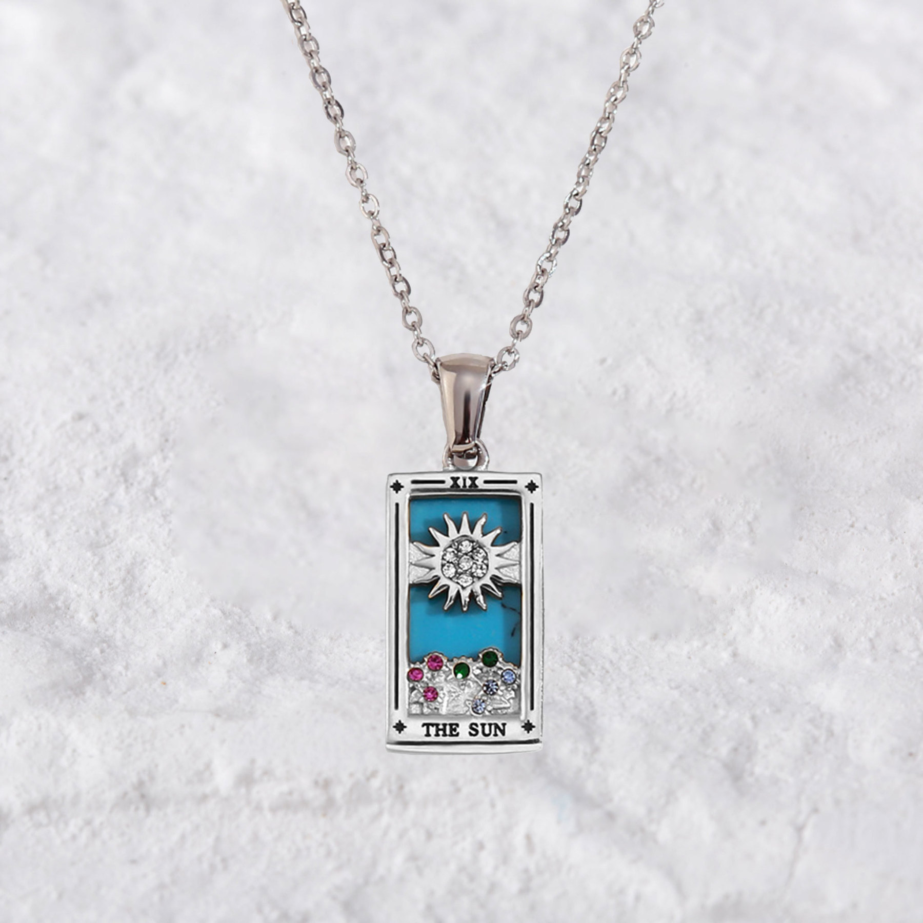 Purplehecate The Sun Tarot Necklace