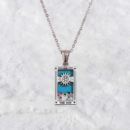 Purplehecate The Sun Tarot Necklace