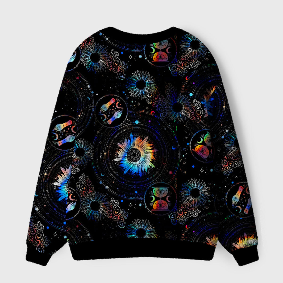 Purplehecate Cosmic Vibes Ugly Cardigan Sweaters