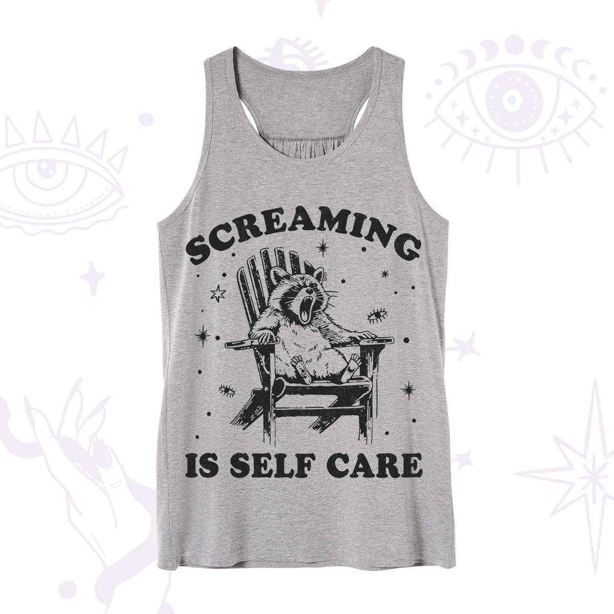 Purplehecate Screaming is Self Care Tank