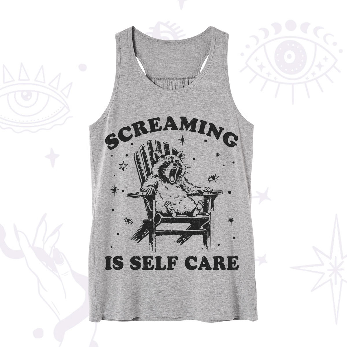 Purplehecate Screaming is Self Care Tank