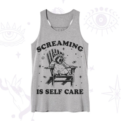 Purplehecate Screaming is Self Care Tank