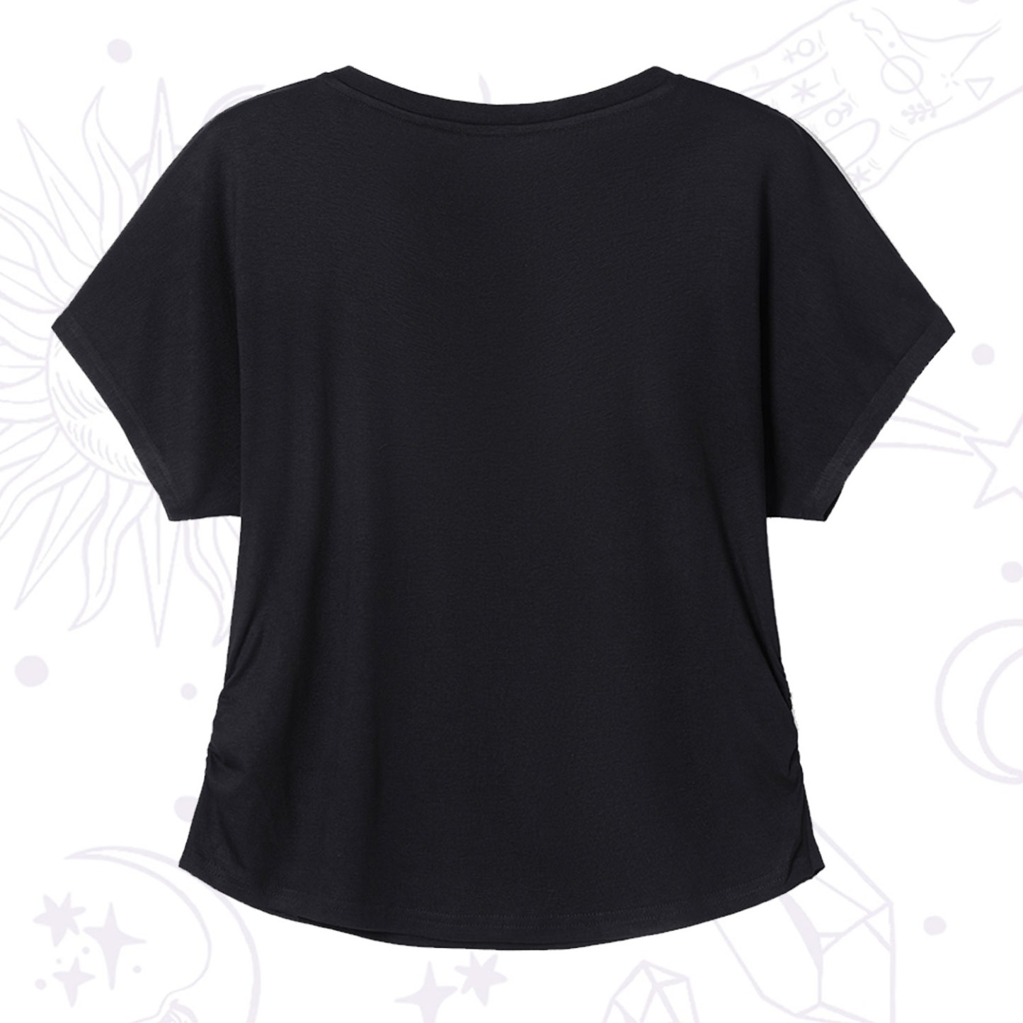 Purplehecate You're Never Alone If You Have Weed V-Neck T-Shirt