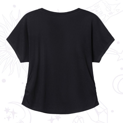 Purplehecate You're Never Alone If You Have Weed V-Neck T-Shirt