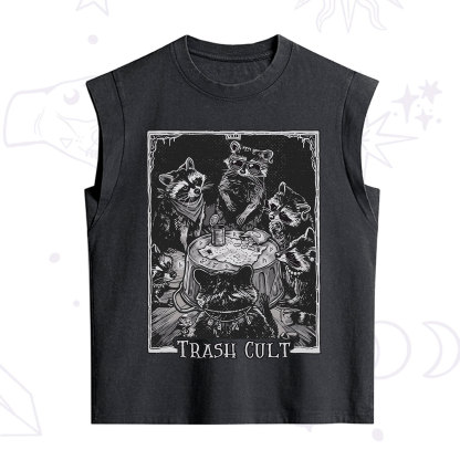 Purplehecate Trash Cult Raccoon Vintage Washed Tank