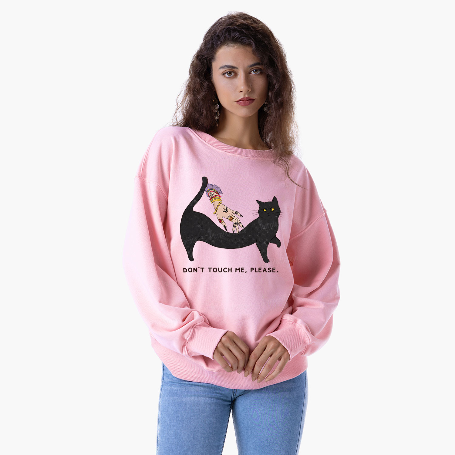 Purplehecate Don't Touch Me Sweatshirt