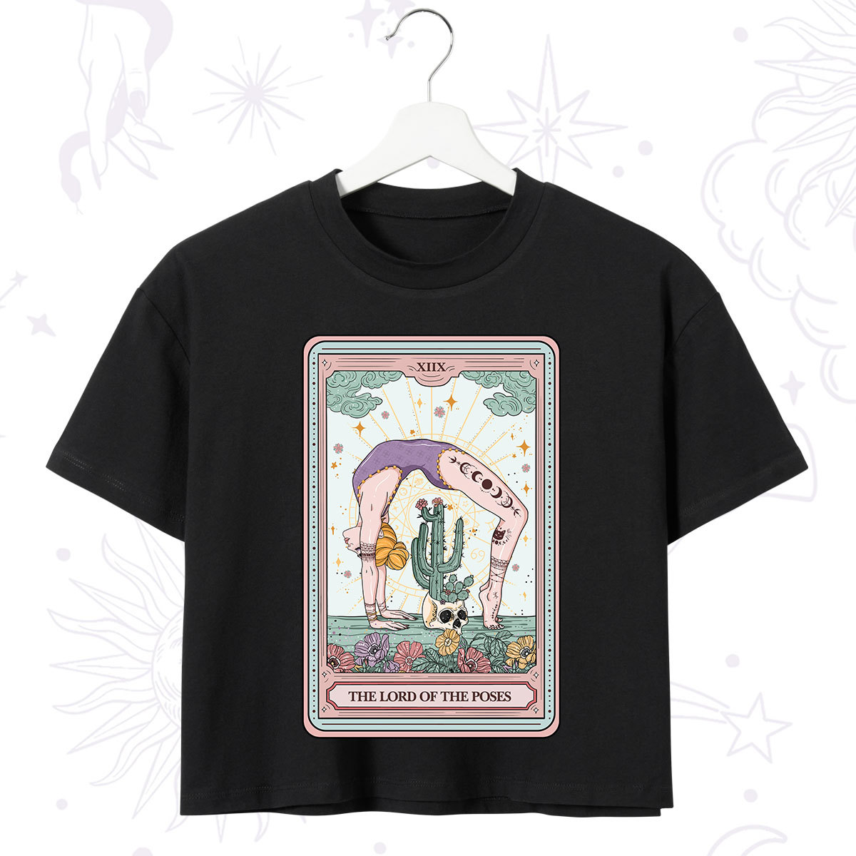 Purplehecate The Lord Of The Poses Tarot Crop T-Shirt