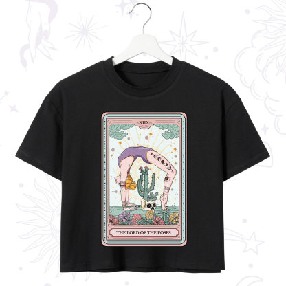 Purplehecate The Lord Of The Poses Tarot Crop T-Shirt