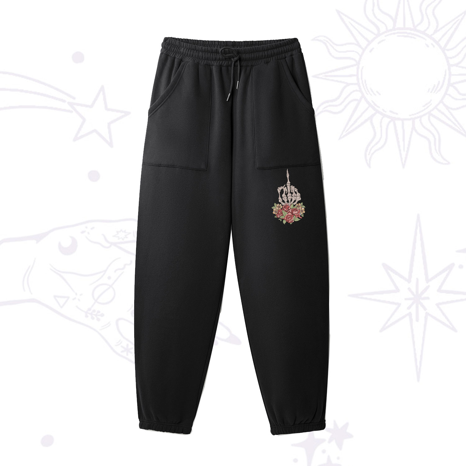 Purplehecate The Zero Of Fucks Fleece Sweatpants