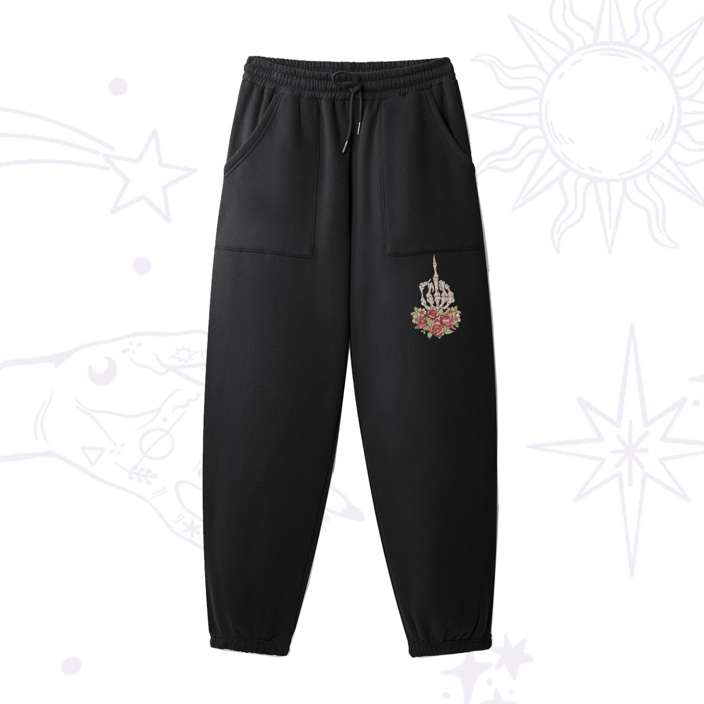 Purplehecate The Zero Of Fucks Fleece Sweatpants